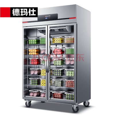 德瑪仕(DEMASHI)商用冰箱雙門(mén)冰柜 風(fēng)冷無(wú)霜全冷藏 雙開(kāi)門(mén)廚房冰箱 雙門(mén)BG-900F-2C