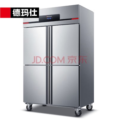 德瑪仕(DEMASHI)四門冰箱商用四門冰柜 立式冷藏冷凍 四開門廚房冰箱 四門-BG-900F-4D 全冷凍
