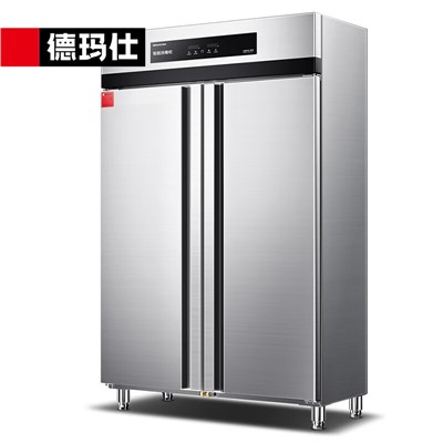 德瑪仕(DEMASHI)消毒柜熱風(fēng)循環(huán) 商用不銹鋼高溫雙開門 廚房餐廳食堂用大容量 調(diào)時(shí)調(diào)溫消毒碗柜XDR650-D2F
