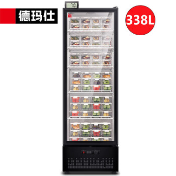 德瑪仕(DEMASHI)展示柜 商用 冷藏柜保鮮柜蔬菜水果飲料酒水柜商超單門立式冰柜 單門6層 LG-390ZH1